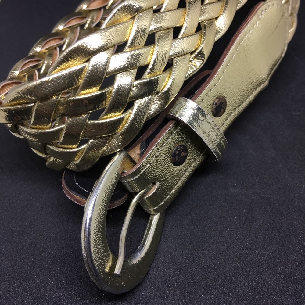 Gold Braided Belt - S/M